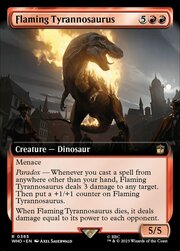 Flaming Tyrannosaurus