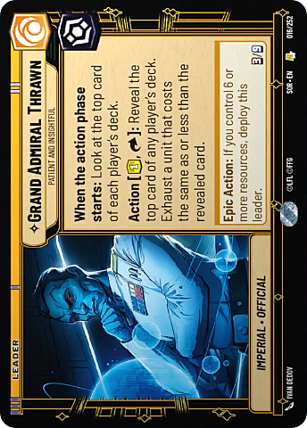 Grand Admiral Thrawn - Patient and Insightful