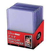 25 Ultra Pro Regular Toploaders