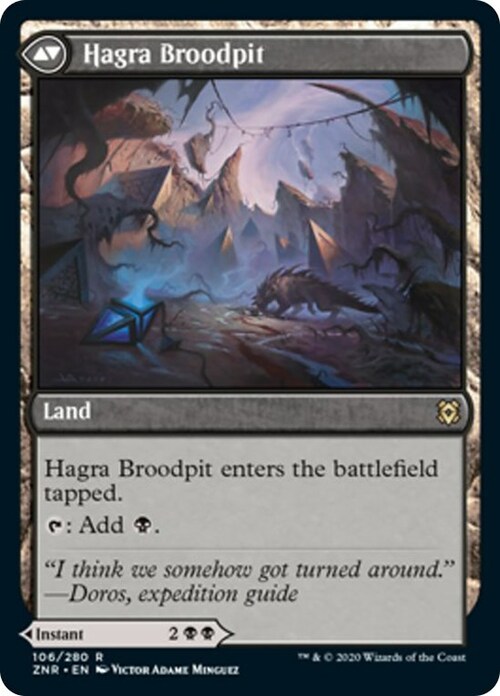 Hagra Mauling // Hagra Broodpit Card Back