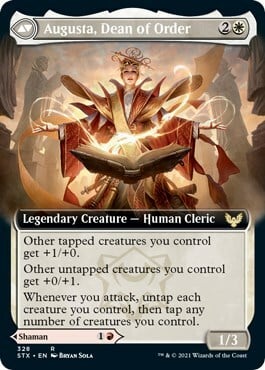 Plargg, Dean of Chaos // Augusta, Dean of Order Card Back