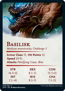 Art Series: Basilisk Card Back