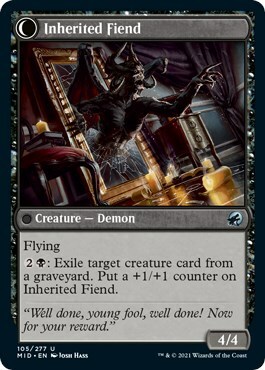 Heirloom Mirror // Inherited Fiend Card Back