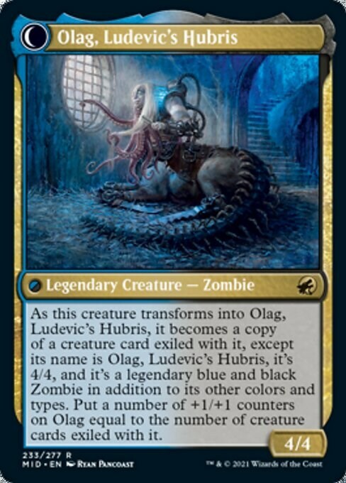 Ludevic, Necrogenius // Olag, Ludevic's Hubris Card Back