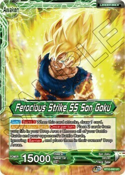 Son Goku // Ferocious Strike SS Son Goku Card Back