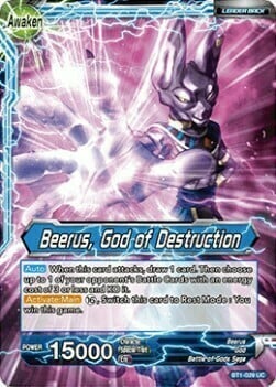 Beerus // Beerus, God of Destruction Card Back