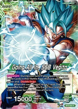 Vegito // Going All In, SSB Vegito Card Back