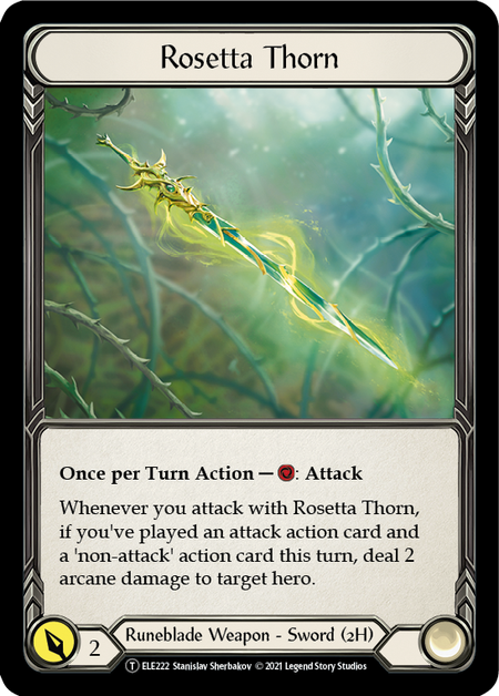 Seismic Surge // Rosetta Thorn Card Back