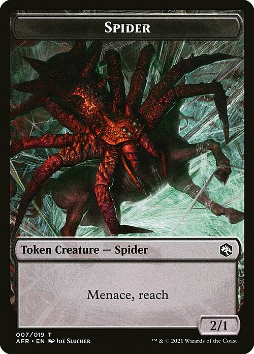 Icingdeath, Frost Tongue Token // Spider Card Back