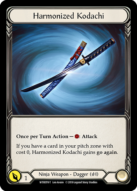 Rhinar, Reckless Rampage // Harmonized Kodachi Card Back