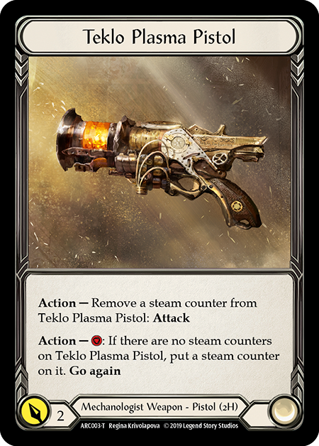 Runechant // Teklo Plasma Pistol Card Back