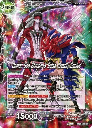 Shroom & Salsa // Demon God Shroom & Salsa, Deadly Genius Card Back