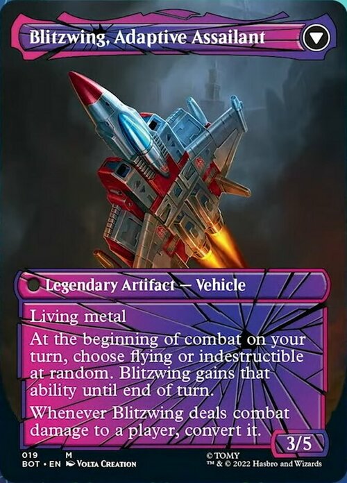 Blitzwing, Cruel Tormentor // Blitzwing, Adaptive Assailant Card Back