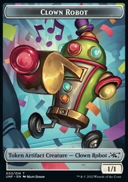 Balloon // Clown Robot Card Back