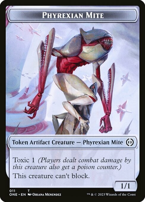 Phyrexian Mite // Phyrexian Mite Card Back