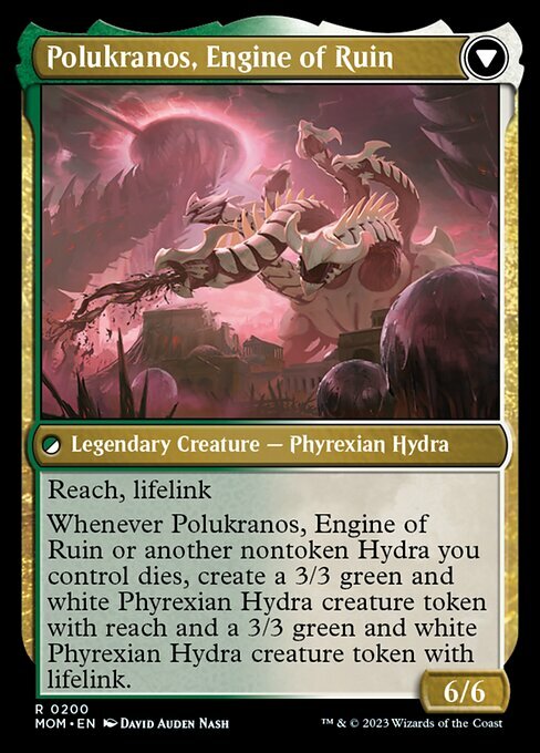 Polukranos Reborn // Polukranos, Engine of Ruin Card Back