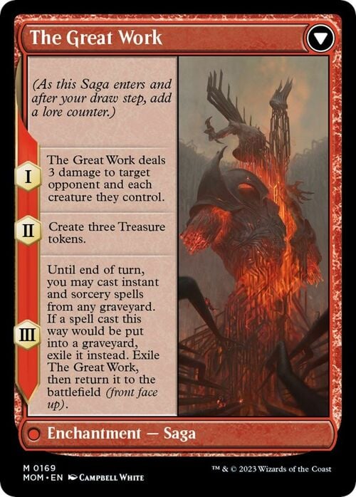 Urabrask // The Great Work Card Back