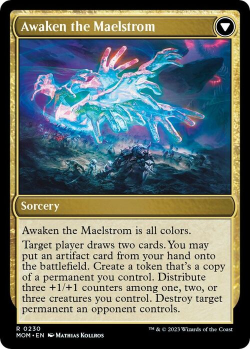 Invasion of Alara // Awaken the Maelstrom Card Back