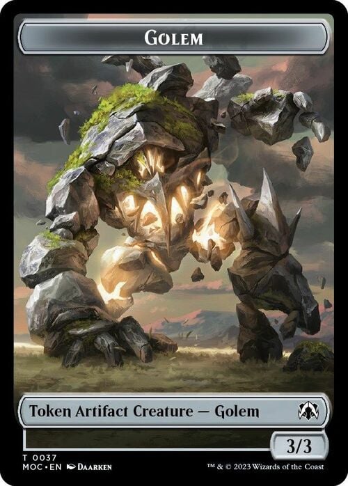 Blood // Golem Card Back