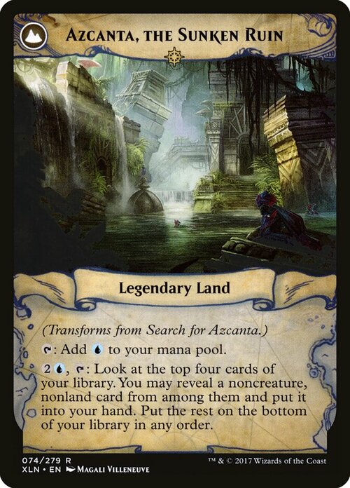 Search for Azcanta // Azcanta, the Sunken Ruin Card Back