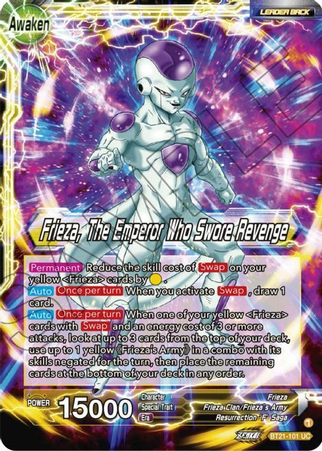 Frieza // Frieza, The Emperor Who Swore Revenge Card Back