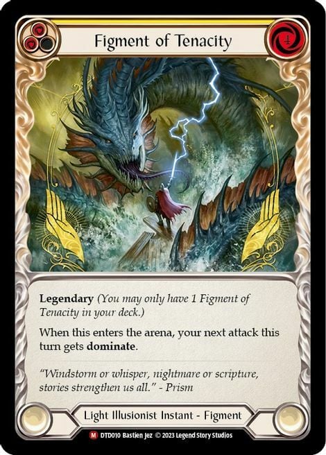 Figment of Tenacity // Metis, Archangel of Tenacity Card Back