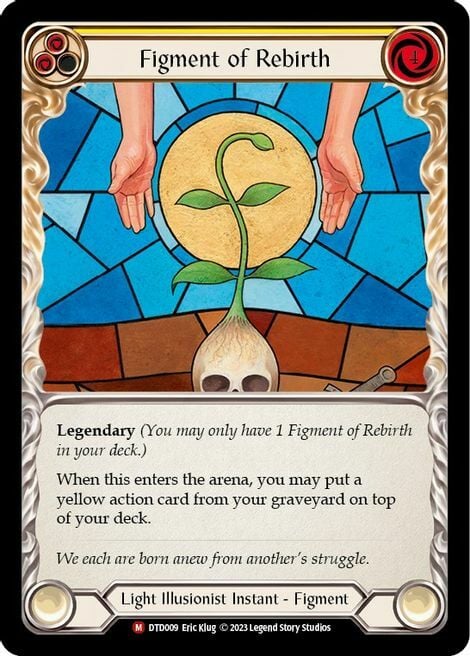 Figment of Rebirth // Avalon, Archangel of Rebirth Card Back