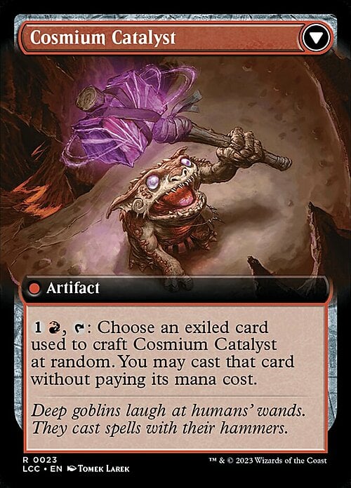 Ore-Rich Stalactite // Cosmium Catalyst Card Back