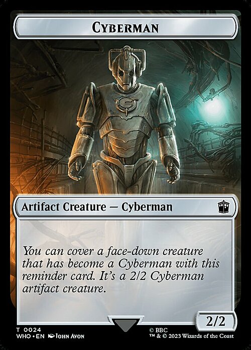 Dalek // Cyberman Card Back