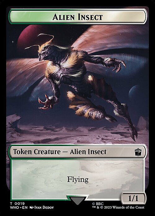 Warrior // Alien Insect Card Back