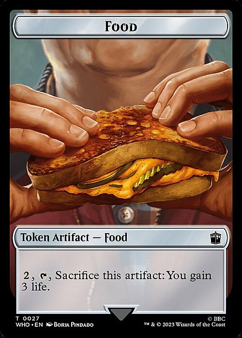 Warrior // Food Card Back