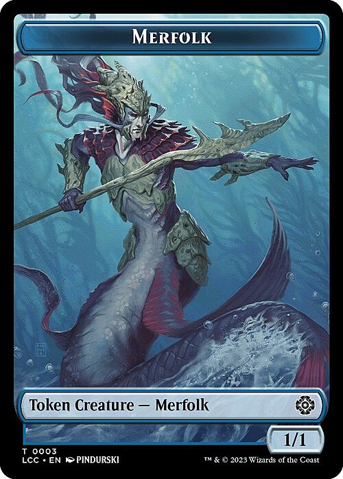 Bird // Merfolk Card Back