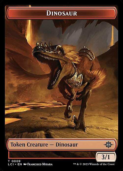 Treasure // Dinosaur Card Back