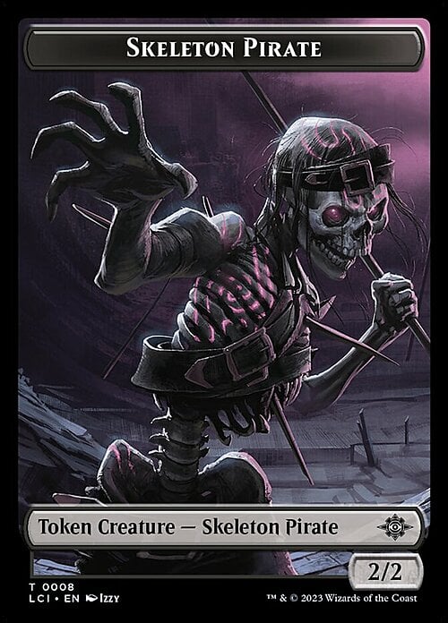 Fungus Dinosaur // Skeleton Pirate Card Back