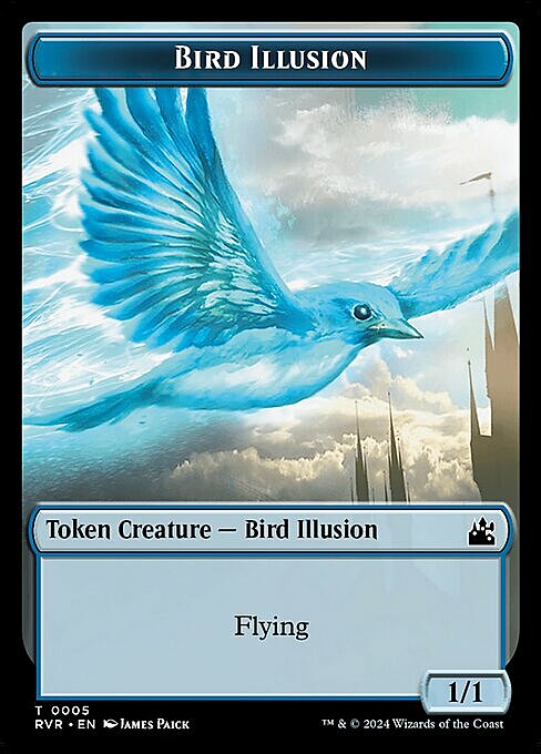 Elf Knight // Bird Illusion Card Back