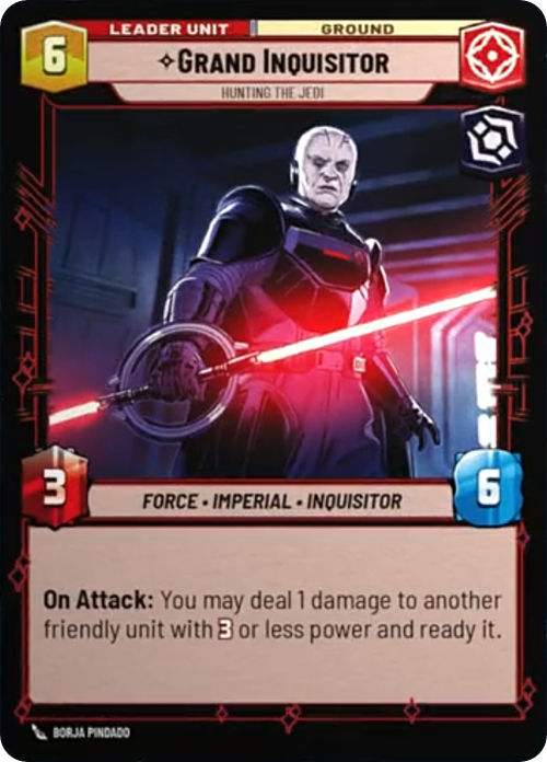 Grand Inquisitor - Hunting the Jedi Card Back