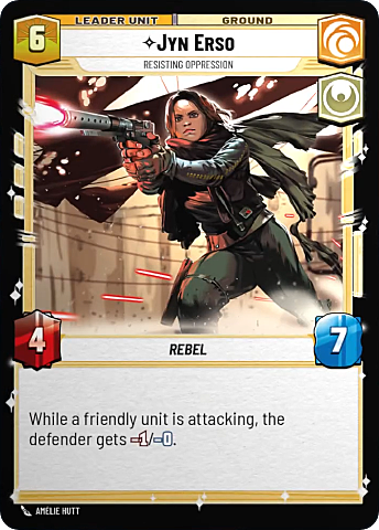 Jyn Erso - Resisting Oppression Card Back