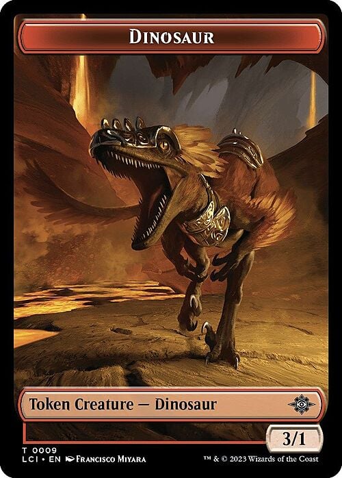 Treasure // Dinosaur Card Back