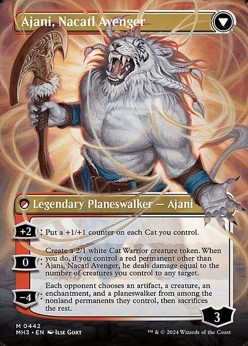 Ajani, Nacatl Pariah // Ajani, Nacatl Avenger Card Back