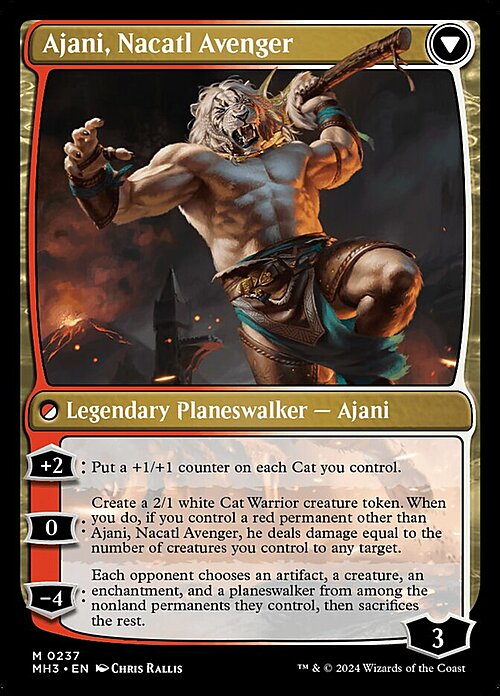 Ajani, Nacatl Pariah // Ajani, Nacatl Avenger Card Back