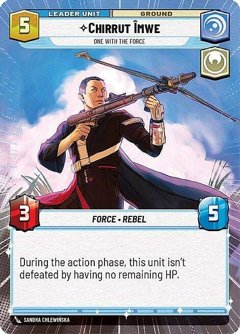 Chirrut Îmwe - One With The Force Card Back