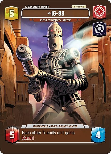 IG-88 - Ruthless Bounty Hunter Card Back