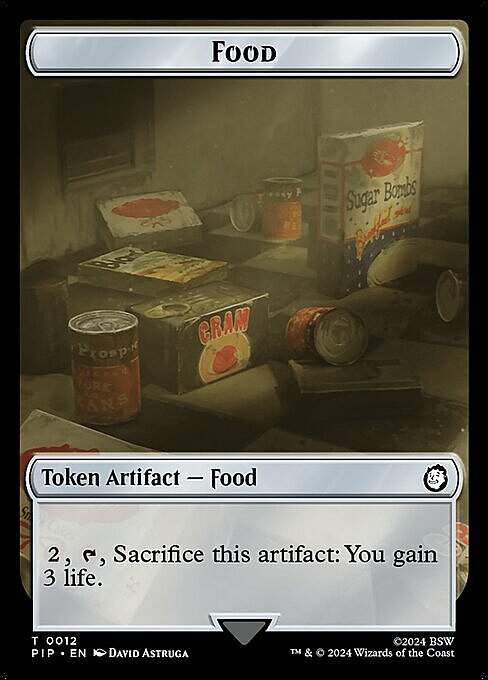 Soldier // Food Card Back