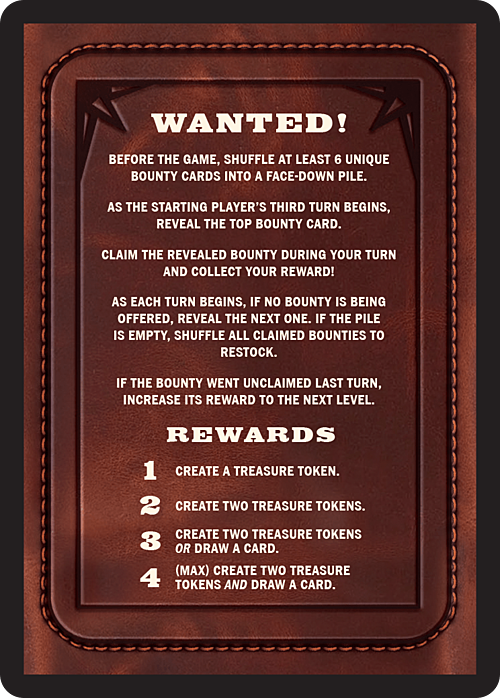 Bounty: Gorra Tash and Silas // Bounty Rules Card Back