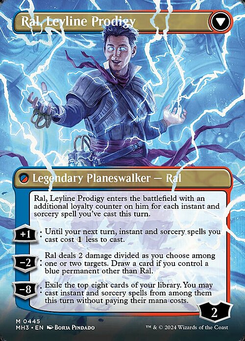 Ral, Monsoon Mage // Ral, Leyline Prodigy Card Back