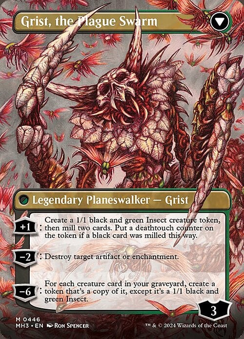 Grist, Voracious Larva // Grist, the Plague Swarm Card Back