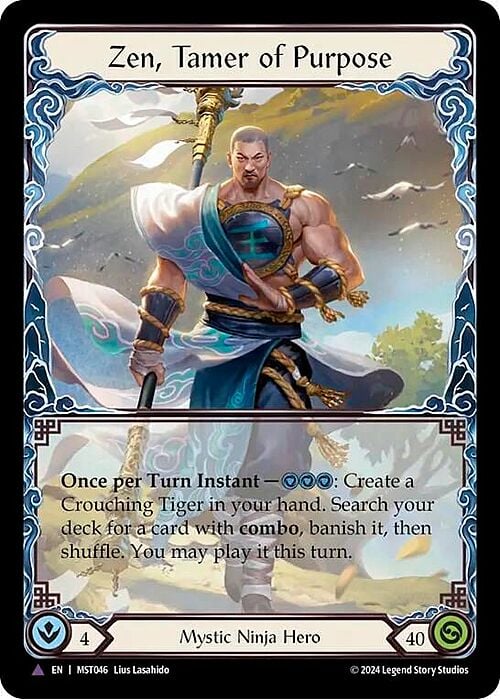 Zen, Tamer of Purpose Card Back