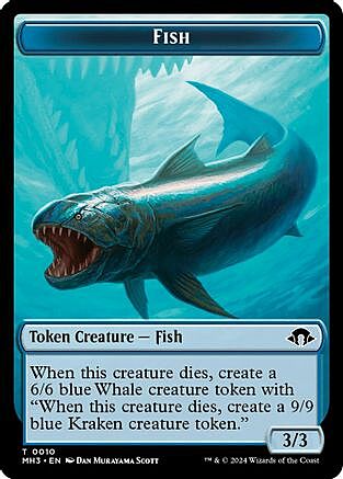 Eldrazi Spawn // Fish Card Back