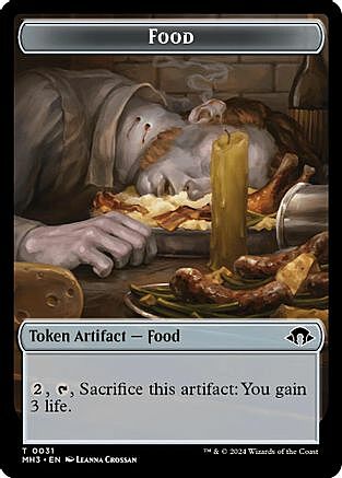 Eldrazi Spawn // Food Card Back