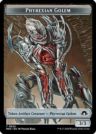 Eldrazi Spawn // Phyrexian Golem Card Back